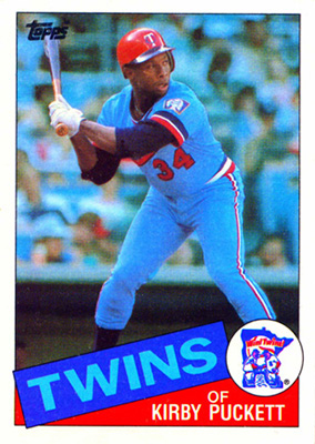 1985 Topps Kirby Puckett Rookie Card - Front