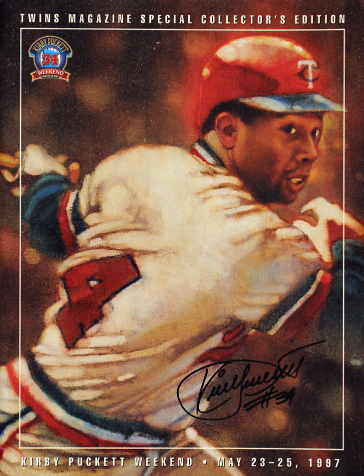 Kirby Puckett Weekend Magazine front cover