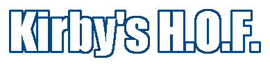 Kirby's H.O.F. Logo and link to the Hall of Fame page