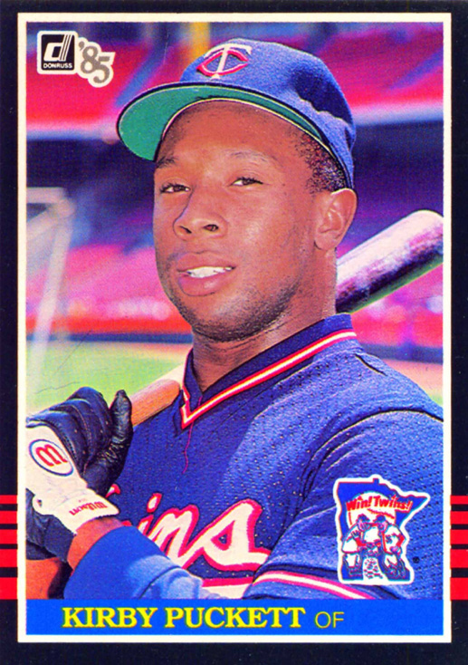 1985 Donruss Kirby Puckett Rookie Card - Front