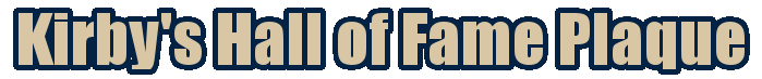 Kirby Puckett's Hall of Fame Plaque Logo and link to the Hall of Fame page